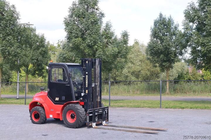 Gaffeltruck til alle typer terræn Hangcha CPCD30 - XW43C-RT4 | 4X4 | TRIPLEX | SIDESHIFT ...