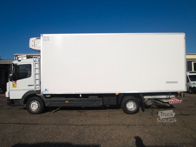 Soğutuculu kamyon MERCEDES-BENZ Atego 1018*2xCarrier Kühlkoffer 5.95m*Euro5*LBW*