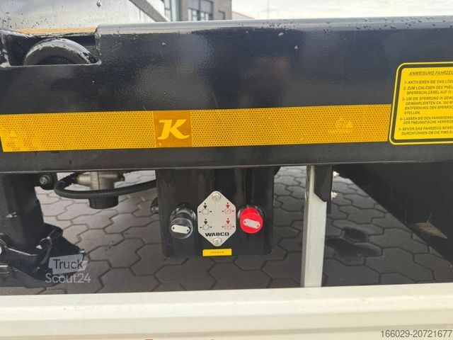 Dieplader oplegger KÄSSBOHRER SLAR3 Tele Tiefbett Radmulden metallisiert