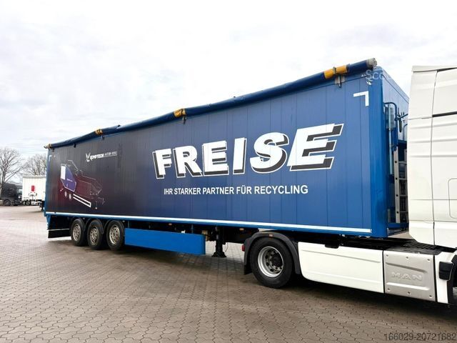 Walking floor semitrailer KNAPEN K200 Schubboden 92m³