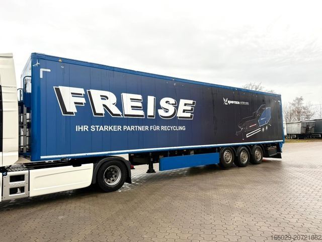 Walking floor semitrailer KNAPEN K200 Schubboden 92m³