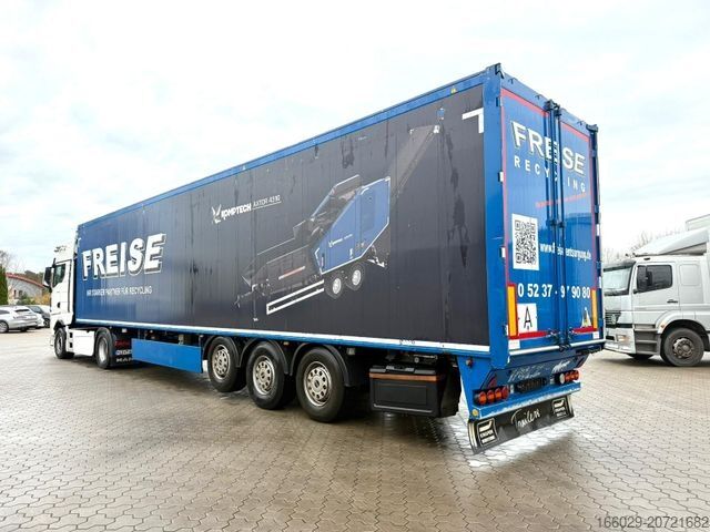 Walking floor semitrailer KNAPEN K200 Schubboden 92m³