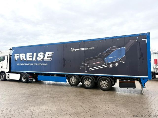 Walking floor semitrailer KNAPEN K200 Schubboden 92m³