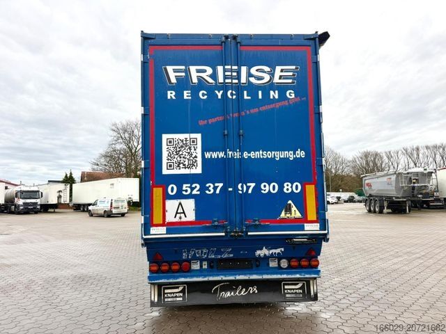 Walking floor semitrailer KNAPEN K200 Schubboden 92m³