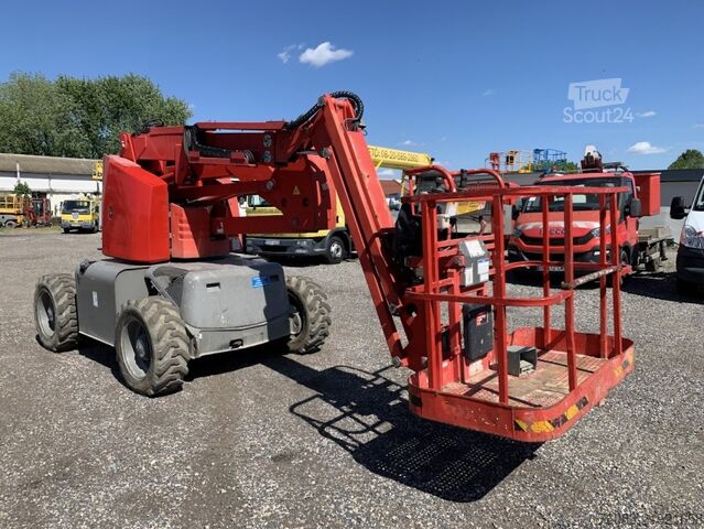 телескопическая рабочая платформа Haulotte HA120PX - 12,4m - 4x4x4 - diesel