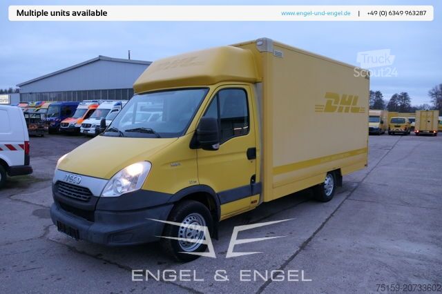 Transporter mit Koffer iveco Daily 35 S11 C30C AUTOMATIK KAMERA Regale LUFT DURCHGANG EURO-5 CoC