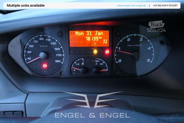 Transporter mit Koffer iveco Daily 35 S11 C30C AUTOMATIK KAMERA Regale LUFT DURCHGANG EURO-5 CoC