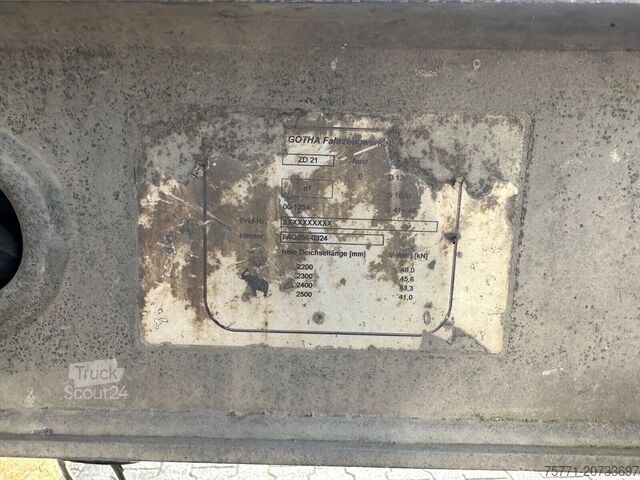 Самосвал Schmitz Cargobull GOTHA ZKD 18 PRZYCZEPA TANDEMOWA WYWROTKA