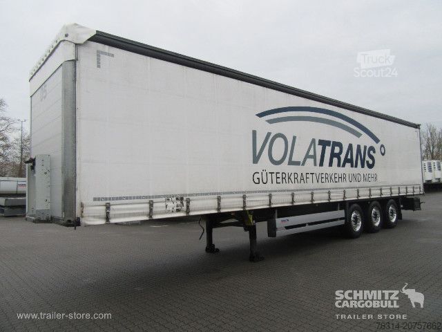 Open semitrailer with tarp Schmitz Cargobull Curtainsider Standard Getränke