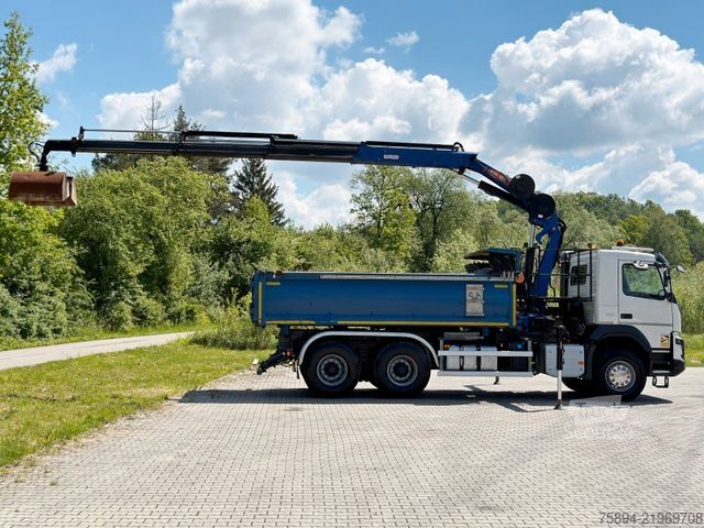 Lastebilmontert kran VOLVO FMX 410 Kipper 4,90m *PM 18.5 TP/FUNK *6x4