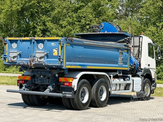 Lastebilmontert kran VOLVO FMX 410 Kipper 4,90m *PM 18.5 TP/FUNK *6x4