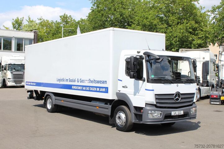 Škatlasti tovornjak Mercedes-Benz Atego 1221 E6 Koffer Klima Kamera LBW Nur 85 Tkm