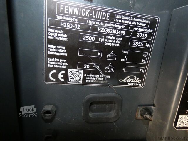 Priekinis krautuvas Linde H25D -02-392