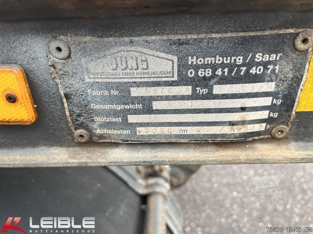 Afzetcontainer-aanhangwagen JUNG HOMBURG Jung*TCA18H*SAF-Trommel*pneum. Containerverrieg*
