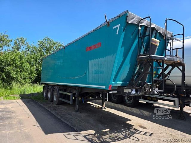 Kippipuoliperävaunu REISCH 48 cbm Getreidekipper, Kornschieber, Lift