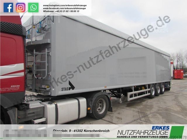Puspriekabė su judančiomis grindimis STAS 13.50 "WF 87 Farmstar"