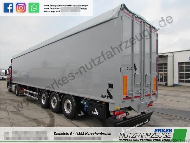 Puspriekabė su judančiomis grindimis STAS 13.50 "WF 87 Farmstar"