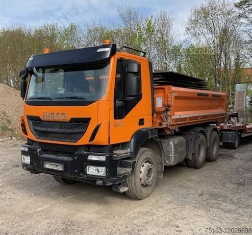 Kiper kamion IVECO TRACKER AD380T/P 500 3-Achs Kipper Bordmatik lin