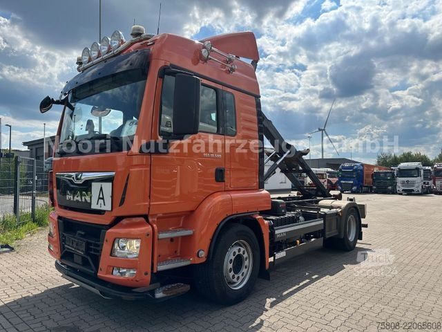 Контейнеровоз з гачком (рол-офф) MAN TGS 18.500 Abroller HIAB XR72 CITY Navi LGS
