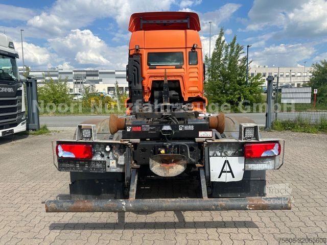 Контейнеровоз з гачком (рол-офф) MAN TGS 18.500 Abroller HIAB XR72 CITY Navi LGS