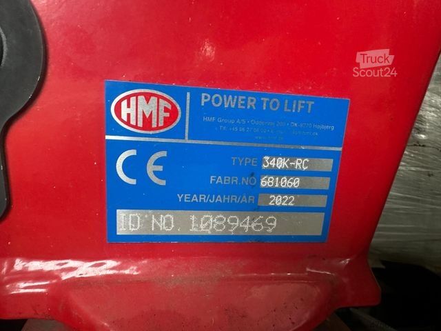 Specialios paskirties sunkvežimis  HMF KRAN 340K-RC / 3 x Ausschub / Funk **NEU**