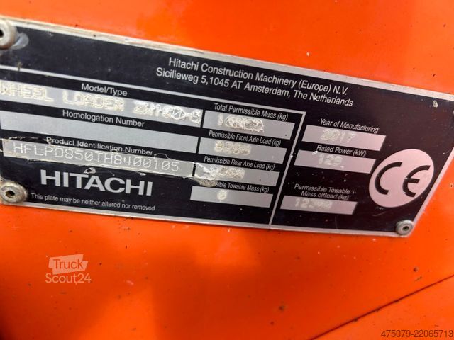 Hjullaster HITACHI ZW 180-6 / Hochkippschaufel / Waage