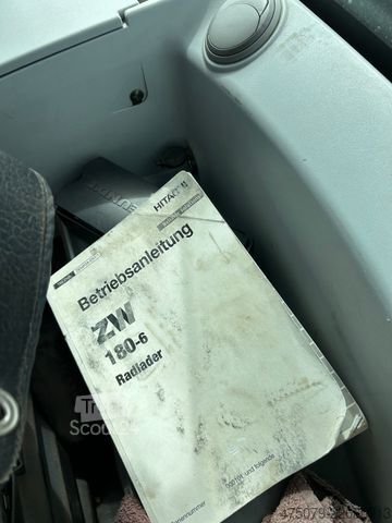 Hjullaster HITACHI ZW 180-6 / Hochkippschaufel / Waage