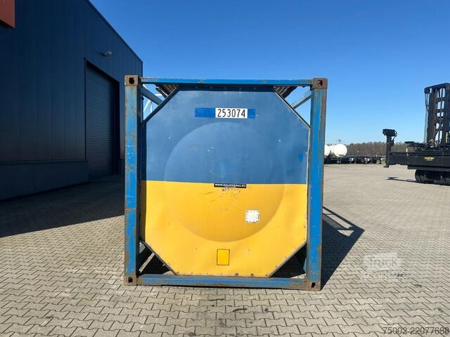 Conteneur-citerne CIMC 20FT ISO 25.01L / UN T11 / 5Y+CSC-TEST: 05/2027