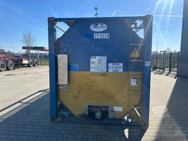Conteneur-citerne CIMC 20FT ISO 25.01L / UN T11 / 5Y+CSC-TEST: 05/2027