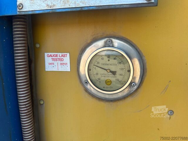 Conteneur-citerne CIMC 20FT ISO 25.01L / UN T11 / 5Y+CSC-TEST: 05/2027