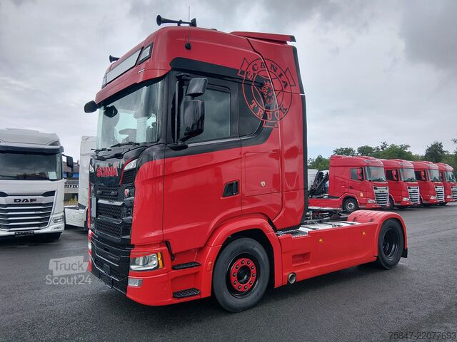 Standaard trekker SCANIA S 500 A/NB Schubbodenhydraulik Retarder