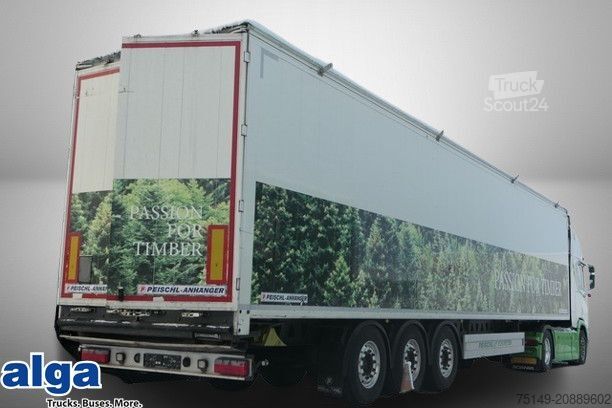 Semirremolque con piso móvil PEISCHL 3ESPOS, 92m³, 6mm Boden, Alu-Felgen, Lift, Funk