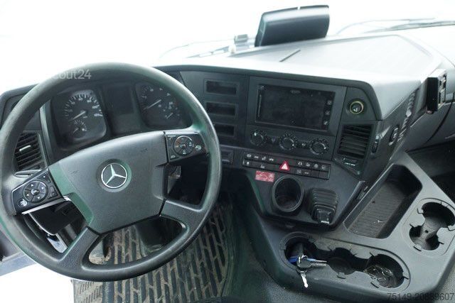 Camión portacontenedores de gancho MERCEDES-BENZ 2540 Arocs 6x2, Meiller RK 20.67, Lenk-Lift, AC