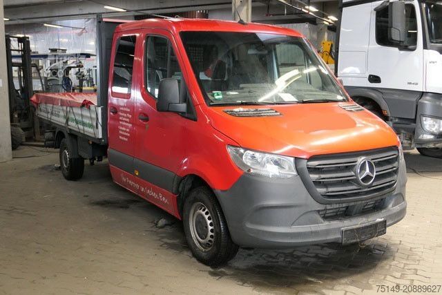 Furgoneta pick-up MERCEDES-BENZ 317 CDI Sprinter, DOKA, Klima, 3,5to. AHK