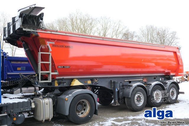 Tipper semitrailer MEILLER MHPS 12/27 NOSS1, Stahl, 27m³, Cramaro,Luft-Lift