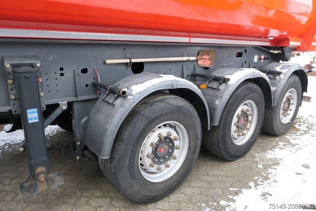 Tipper semitrailer MEILLER MHPS 12/27 NOSS1, Stahl, 27m³, Cramaro,Luft-Lift