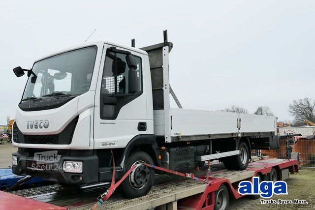 Furgoneta pick-up IVECO 80-210 EuroCargo, 6.1001mm lang, 2x AHK, 3. Sitz