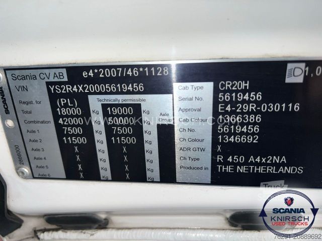 Standardowy ciągnik siodłowy SCANIA R450A4x2NA / Highline / 2x Tank / 2x Bed