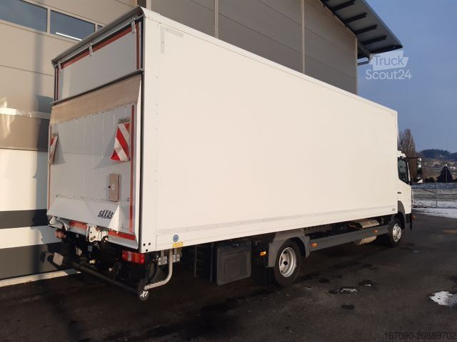 Furgone chiuso MERCEDES-BENZ Atego 818L Koffer 7,20m LBW Euro6D