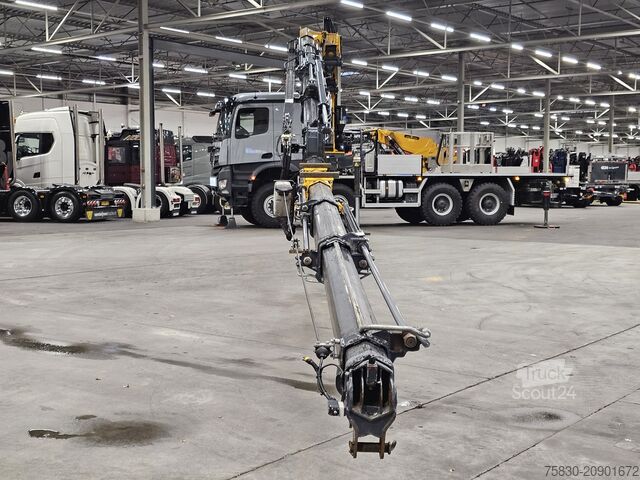 Vrachtwagen met kraan Mercedes-Benz AROCS 3253 8x8 / 65 t/m CRANE + JIB + WINCH / K...