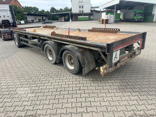 Roll-off dorse Reisch REA-24 / Absetzmulden / Plattform 8 m