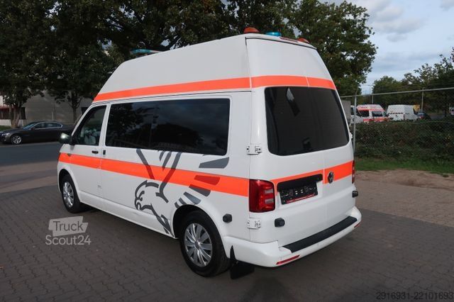 Brandweerwagen VOLKSWAGEN T6 KTW Hochdach lang 1.Hand SHZ / PDC :A93