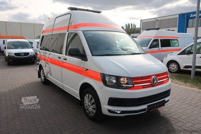 Brandweerwagen VOLKSWAGEN T6 KTW Hochdach lang 1.Hand SHZ / PDC :A93