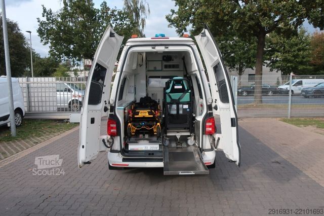Brandweerwagen VOLKSWAGEN T6 KTW Hochdach lang 1.Hand SHZ / PDC :A93