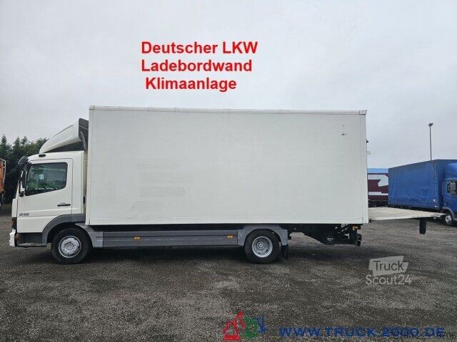 Dobozos furgon Mercedes-Benz Atego 818 Klima + Ladebordwand BÄR 1.000 Kg