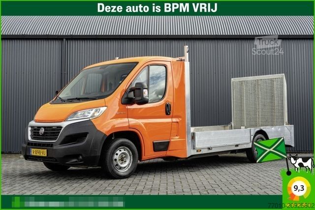 Furgão transportador de automóveis FIAT Ducato Open laadbak met oprijplaat | 131PK | Eur