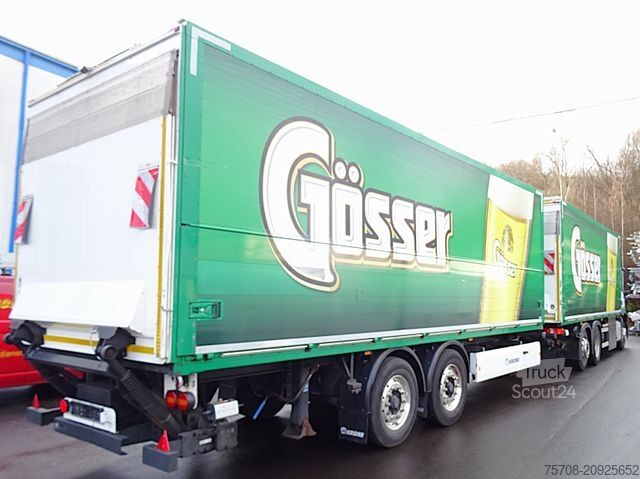 Camião de bebidas MERCEDES-BENZ 2540 Actros*kpl. Zug*Schwenkwand*38 Pal.*2x LBW