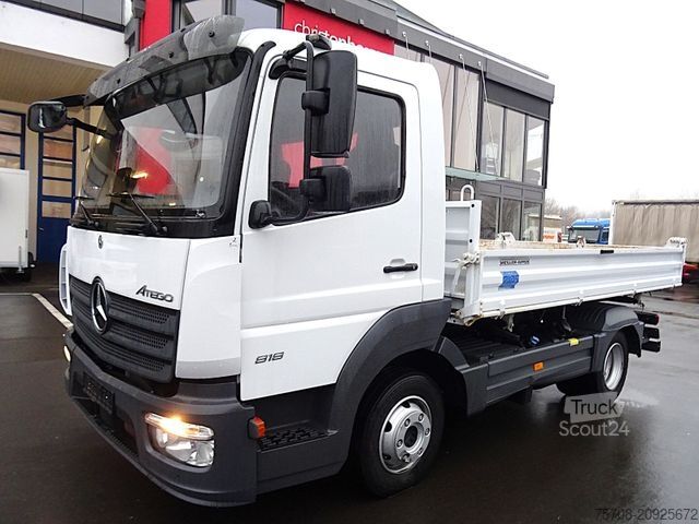 Carrinha basculante trilateral MERCEDES-BENZ 818 Atego*Meiller Kipper*2x AHK*Diff.*Neuzustand