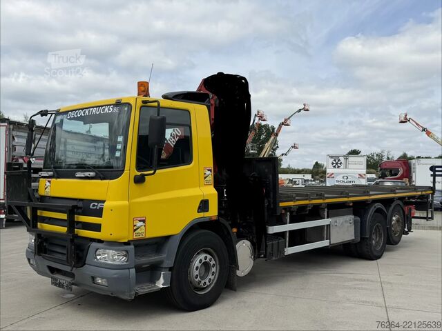 Laadplatform DAF CF75.360 6X2 + HMF1820 BJ2006