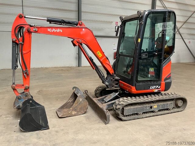 Mini excavator Kubota U 27-4 HI